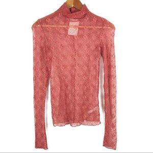 Intimately Free People Long Sleeve Sheer T…